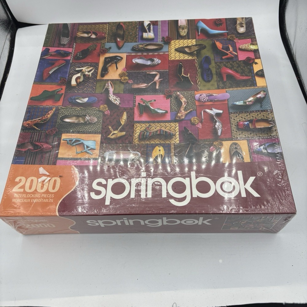 Springbok Hallmark 2000‎ Piece Puzzle Shoes Shoes Shoes 34"x42.5" 2007 Sealed